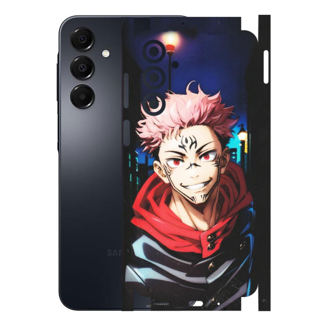 Samsung A/S Series Phone Skins (All Models) - Yuji Itadori Funny Face Anime - Matte Finish (M-152) Samsung Galaxy A16