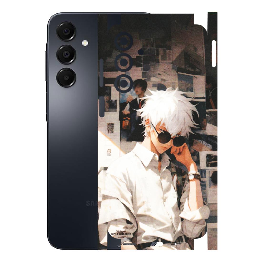 Samsung A/S Series Phone Skins (All Models) - Gojo Satoru Jujustu Kaisen Anime - Matte Finish (M-156) Samsung Galaxy A16