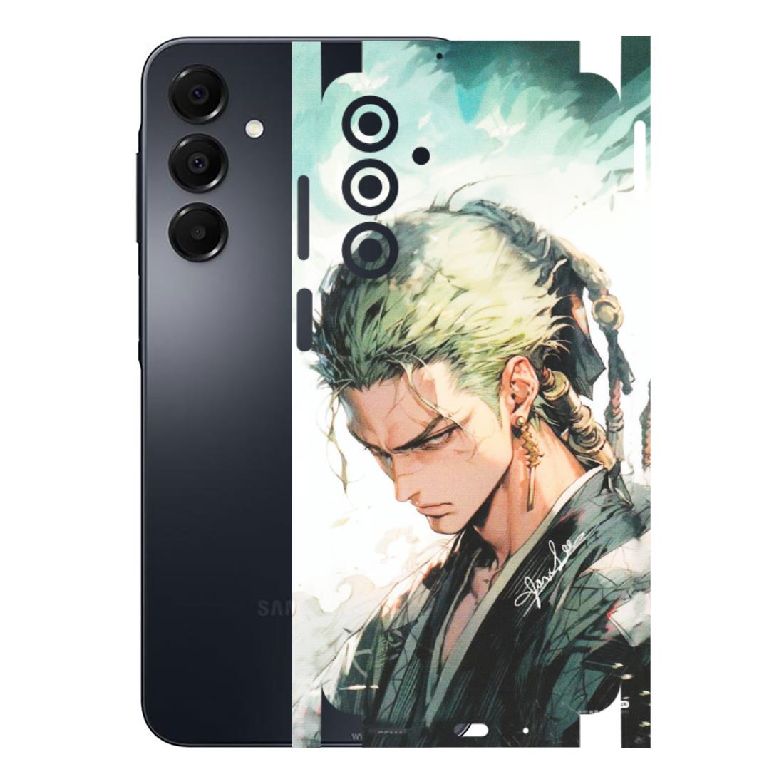 Samsung A/S Series Phone Skins (All Models) - Pirate Hunter One Piece Anime - Matte Finish (M-157) Samsung Galaxy A16
