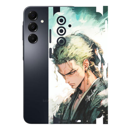 Samsung A/S Series Phone Skins (All Models) - Pirate Hunter One Piece Anime - Matte Finish (M-157) Samsung Galaxy A16