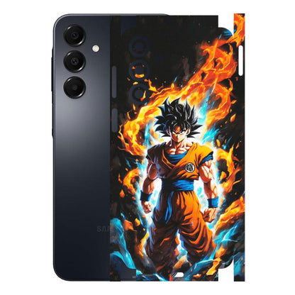 Samsung A/S Series Phone Skins (All Models) - Goku Transformation Anime - Matte Finish (M-159) Samsung Galaxy A16