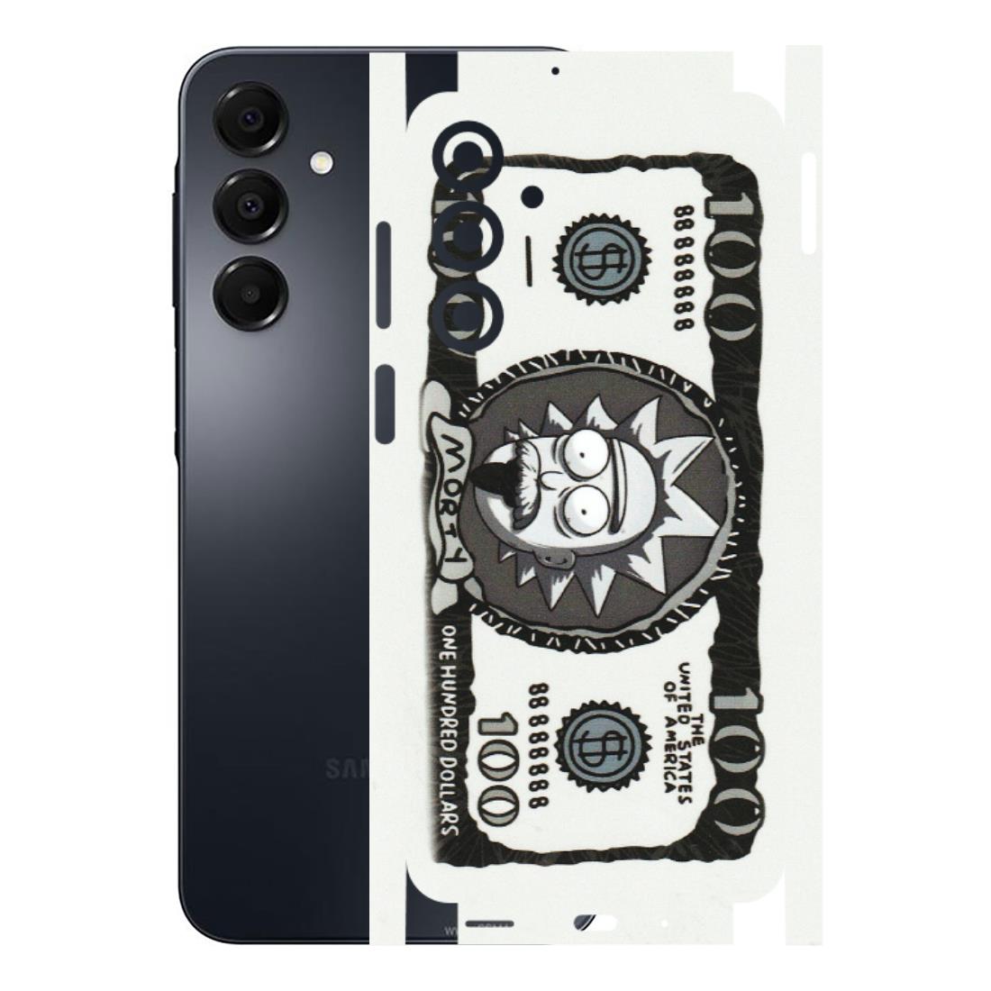 Samsung A/S Series Phone Skins (All Models) - Rick And Morty Hundred Dollar Anime - Matte Finish (M-161) Samsung Galaxy A16