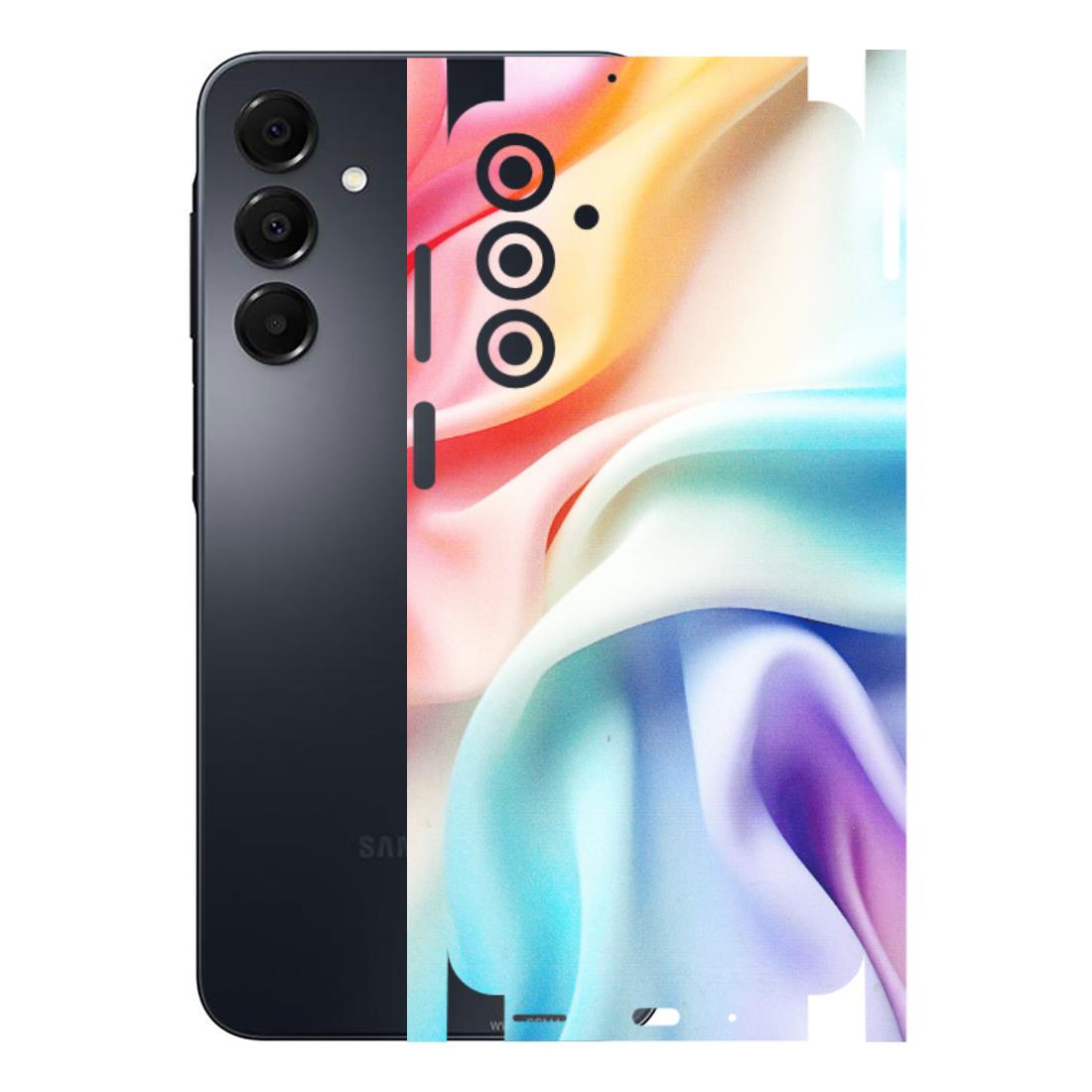 Samsung A/S Series Phone Skins (All Models) - Colourful Silk Cloth - Matte Finish (M-165) Samsung Galaxy A16