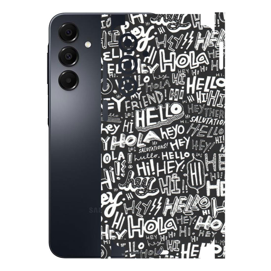Samsung A/S Series Phone Skins (All Models) - Hi Hello Doodles - Matte Finish (M-25) Samsung Galaxy A16