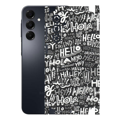 Samsung A/S Series Phone Skins (All Models) - Hi Hello Doodles - Matte Finish (M-25) Samsung Galaxy A16