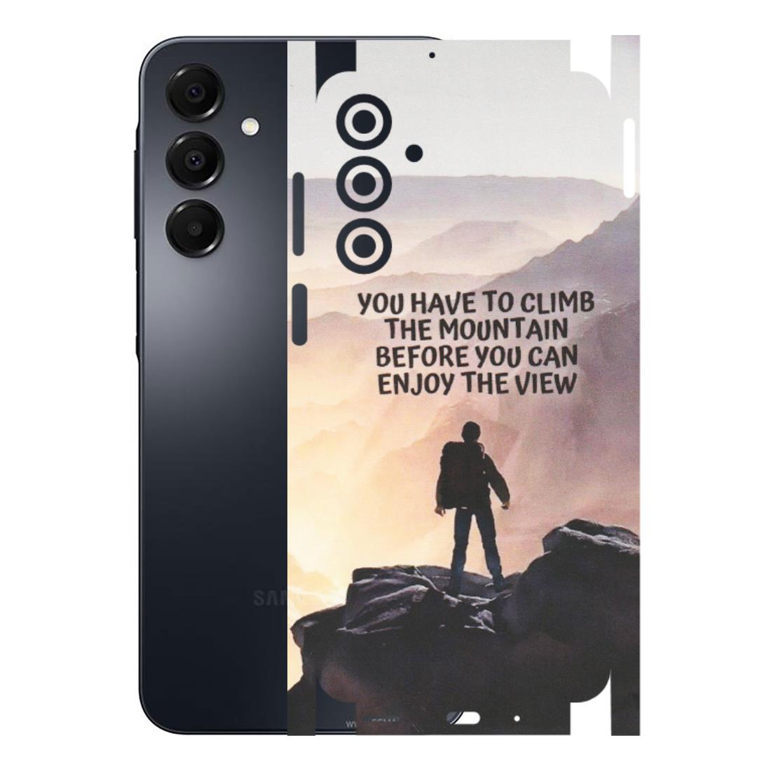 Samsung A/S Series Phone Skins (All Models) - Motivational Hiking Mountain - Matte Finish (M-28) Samsung Galaxy A16