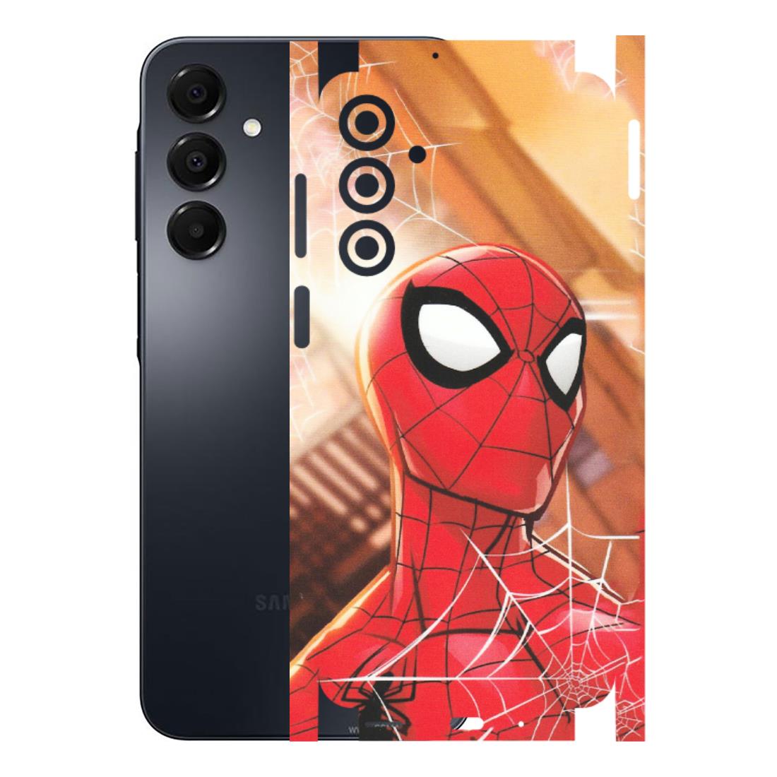 Samsung A/S Series Phone Skins (All Models) - Spiderman Face New - Matte Finish (M-41) Samsung Galaxy A16
