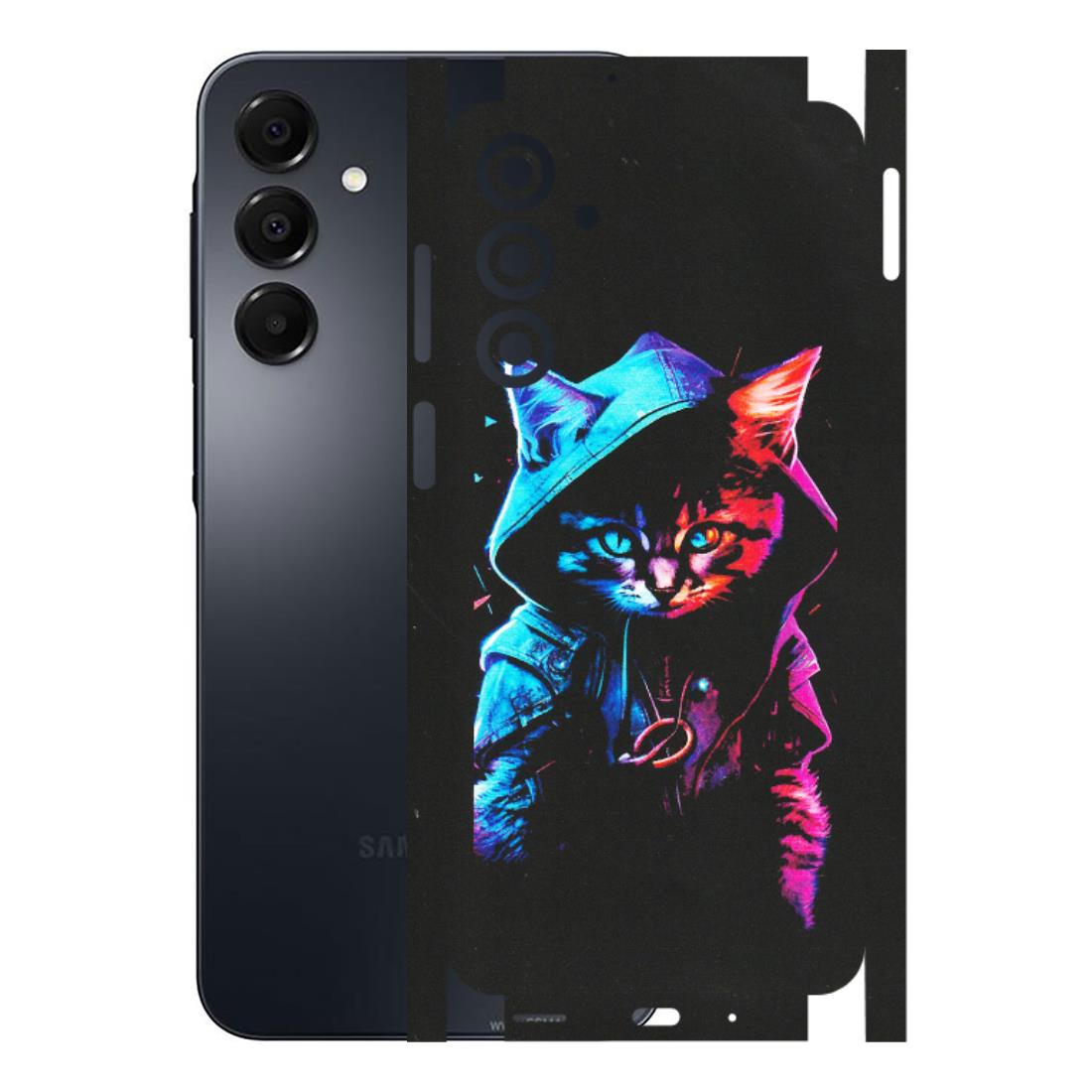 Samsung A/S Series Phone Skins (All Models) - Cyberpunk Cat - Matte Finish (M-45) Samsung Galaxy A16