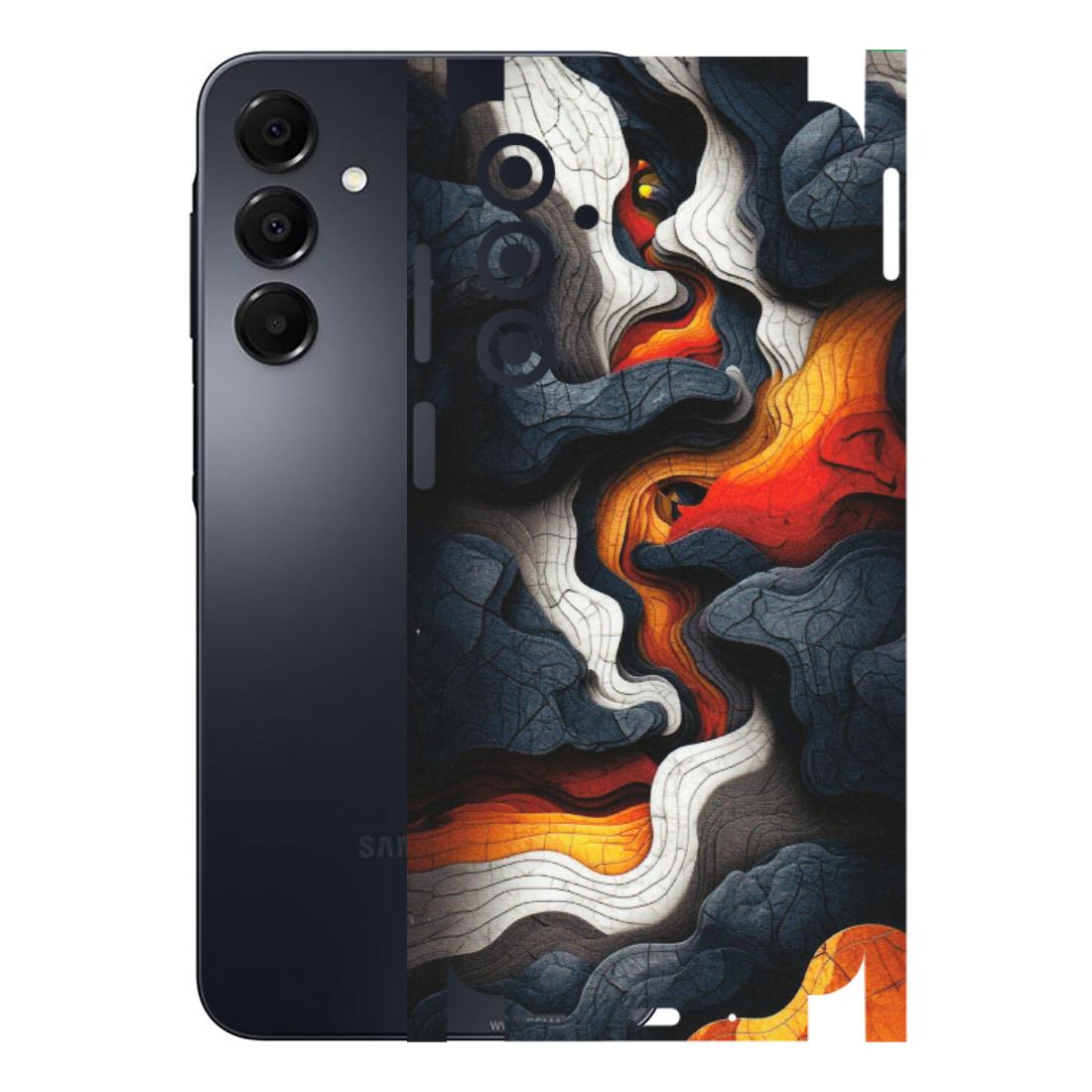 Samsung A/S Series Phone Skins (All Models) - Abstract Volcanic Layers - Matte Finish (M-52) Samsung Galaxy A16