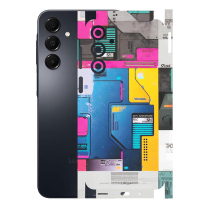 Samsung A/S Series Phone Skins (All Models) - Colourfull Motherboard Internals - Matte Finish (M-55) Samsung Galaxy A16