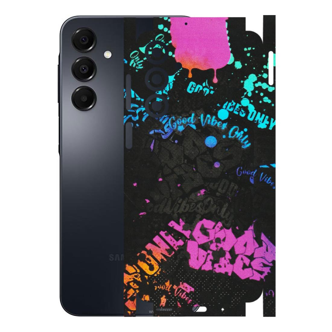 Samsung A/S Series Phone Skins (All Models) - Majestic Black Vibes - Matte Finish (M-62) Samsung Galaxy A16