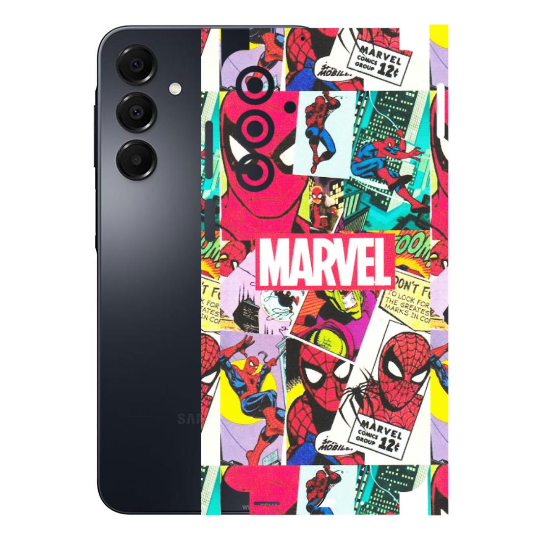 Samsung A/S Series Phone Skins (All Models) - Marvel Comic Spiderman Grafitti - Matte Finish (M-72) Samsung Galaxy A16