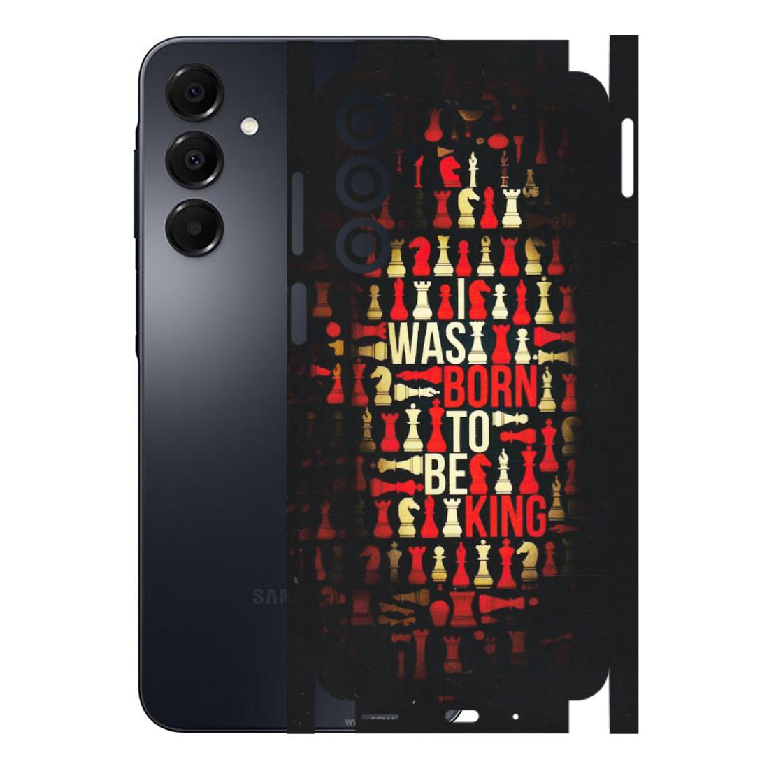 Samsung A/S Series Phone Skins (All Models) - Born To Be King - Matte Finish (M-73) Samsung Galaxy A16