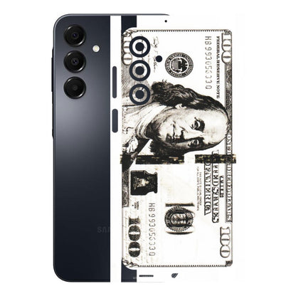 Samsung A/S Series Phone Skins (All Models) - 100 Dollar Currency - Transparent Finish (T-01) Samsung Galaxy A16