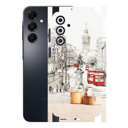 Samsung A/S Series Phone Skins (All Models) - London Street - Transparent Finish (T-02) Samsung Galaxy A16