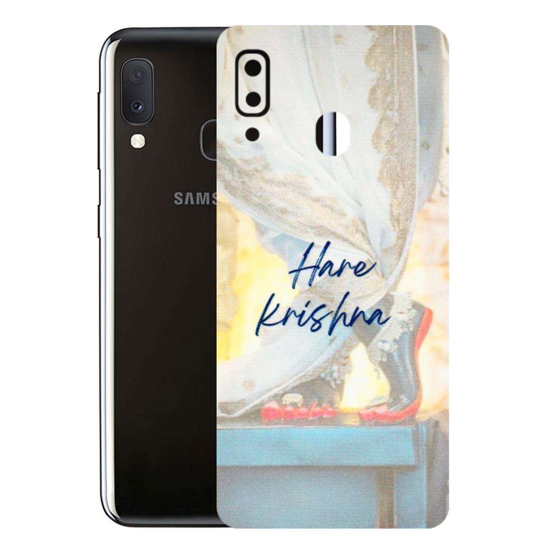 Samsung A/S Series Phone Skins (All Models) - Hare Krishna - 3D Embossed Finish (L-03) Samsung Galaxy A20E