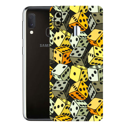 Samsung A/S Series Phone Skins (All Models) - Dices Of Life - 3D Embossed Finish (L-04) Samsung Galaxy A20E