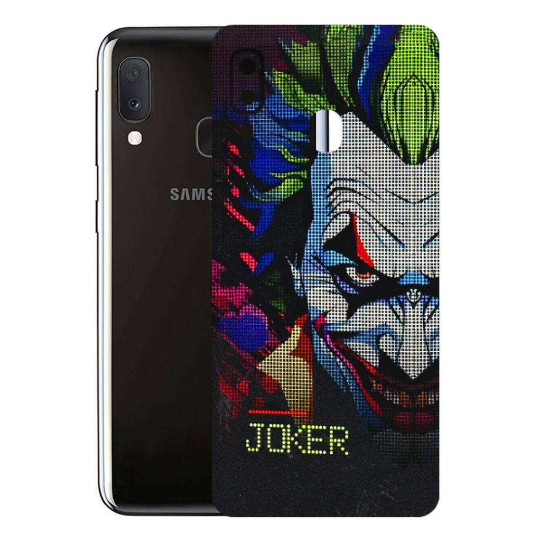 Samsung A/S Series Phone Skins (All Models) - Joker Dot Matrix - 3D Embossed Finish (L-08) Samsung Galaxy A20E