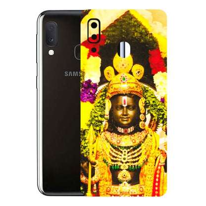 Samsung A/S Series Phone Skins (All Models) - Ram Lalla Ayodhya - 3D Embossed Finish (L-103) Samsung Galaxy A20E