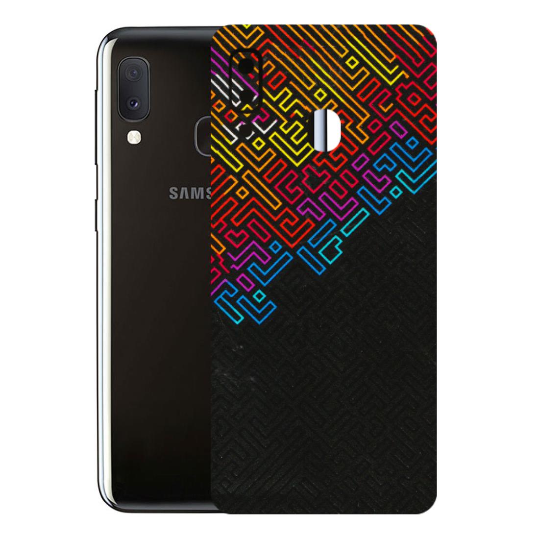 Samsung A/S Series Phone Skins (All Models) - Dotme Pattern Art - 3D Embossed Finish (L-121) Samsung Galaxy A20E