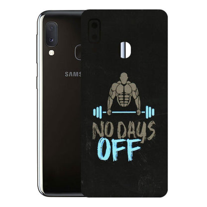 Samsung A/S Series Phone Skins (All Models) - Gym Lover - 3D Embossed Finish (L-127) Samsung Galaxy A20E