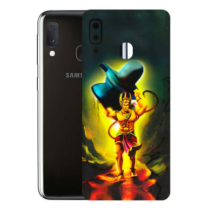 Samsung A/S Series Phone Skins (All Models) - Hanuman Ji - 3D Embossed Finish (L-128) Samsung Galaxy A20E