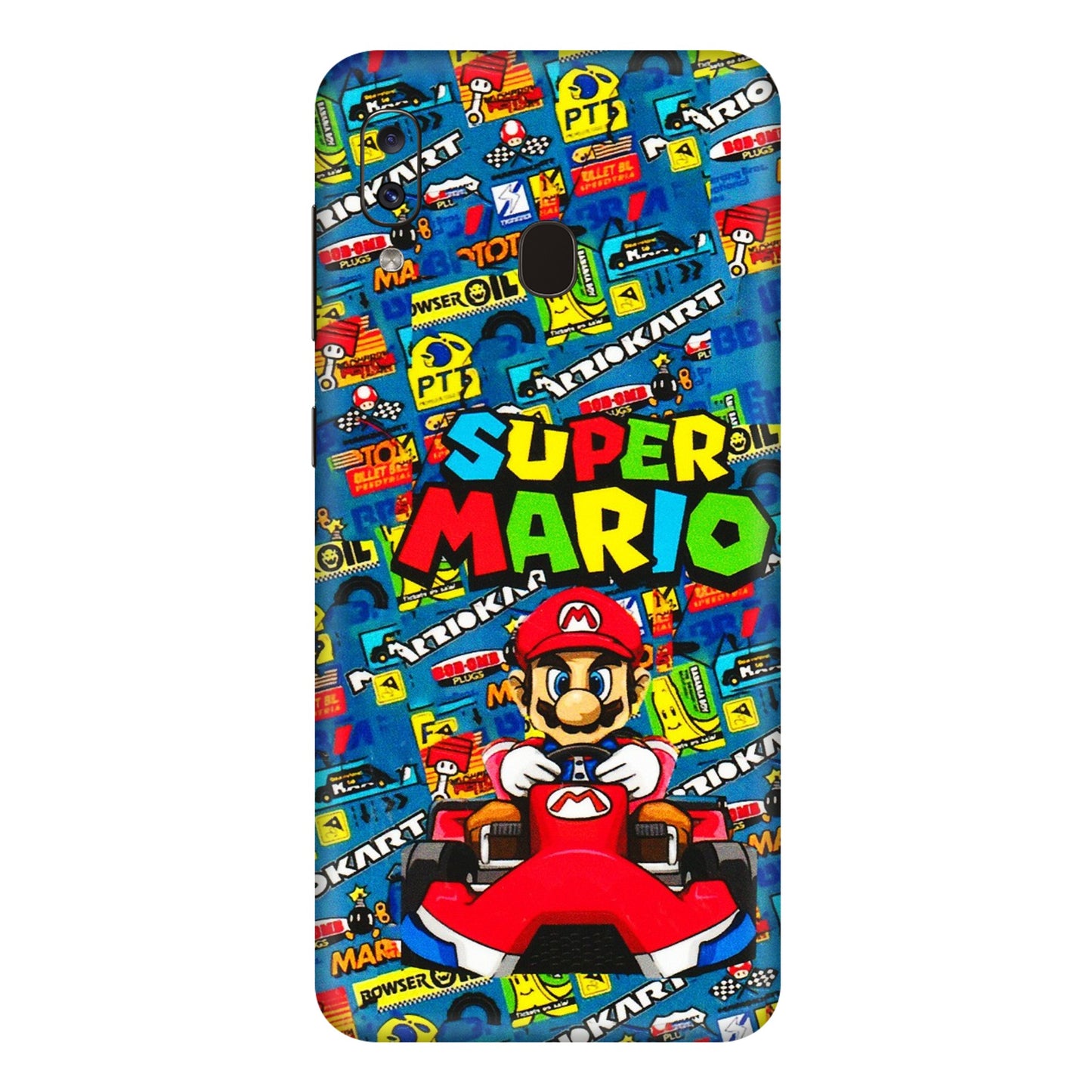 Samsung A/S Series Phone Skins (All Models) - Super Mario Kart - 3D Embossed Finish (L-140) Samsung Galaxy A20E