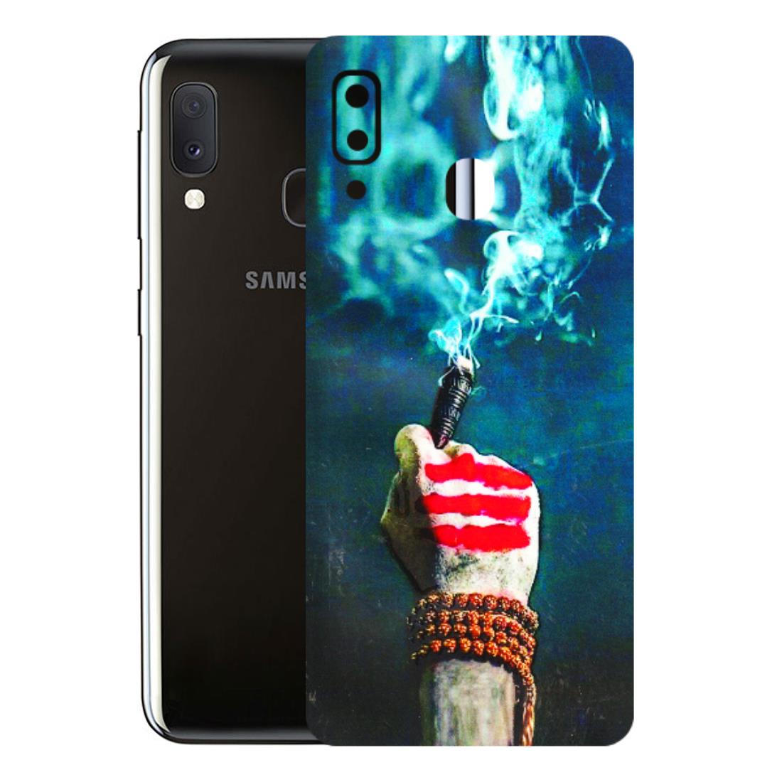 Samsung A/S Series Phone Skins (All Models) - Mahadev Bhakt - 3D Embossed Finish (L-146) Samsung Galaxy A20E