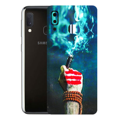 Samsung A/S Series Phone Skins (All Models) - Mahadev Bhakt - 3D Embossed Finish (L-146) Samsung Galaxy A20E