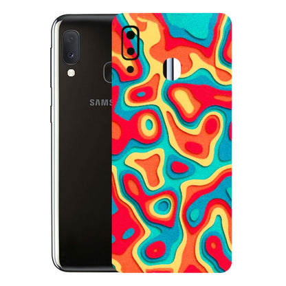 Samsung A/S Series Phone Skins (All Models) - Abstract Swirl - 3D Embossed Finish (L-150) Samsung Galaxy A20E