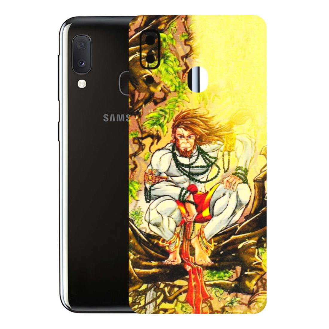 Samsung A/S Series Phone Skins (All Models) - Lord Hanuman - 3D Embossed Finish (L-152) Samsung Galaxy A20E