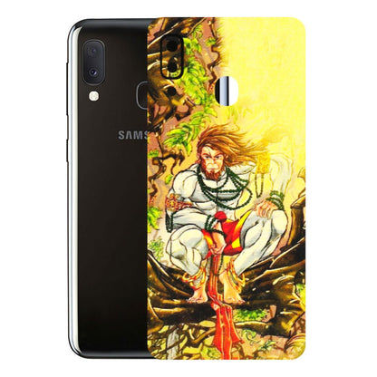 Samsung A/S Series Phone Skins (All Models) - Lord Hanuman - 3D Embossed Finish (L-152) Samsung Galaxy A20E