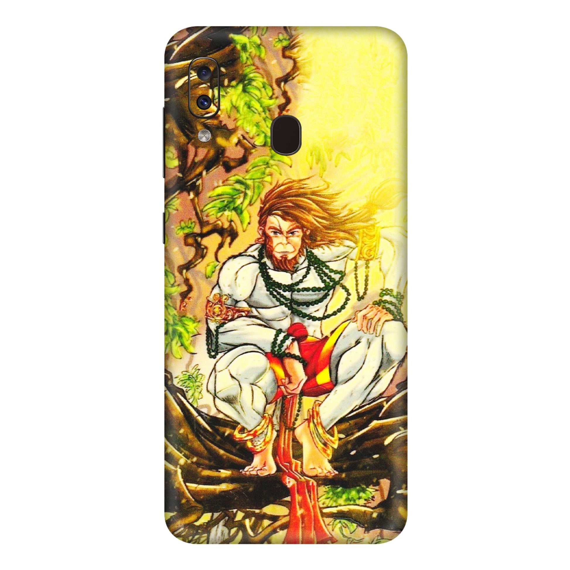 Samsung A/S Series Phone Skins (All Models) - Lord Hanuman - 3D Embossed Finish (L-152) Samsung Galaxy A20E