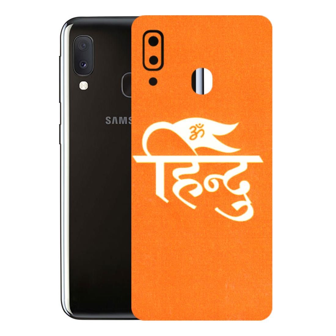 Samsung A/S Series Phone Skins (All Models) - Hindu Kesari - 3D Embossed Finish (L-154) Samsung Galaxy A20E