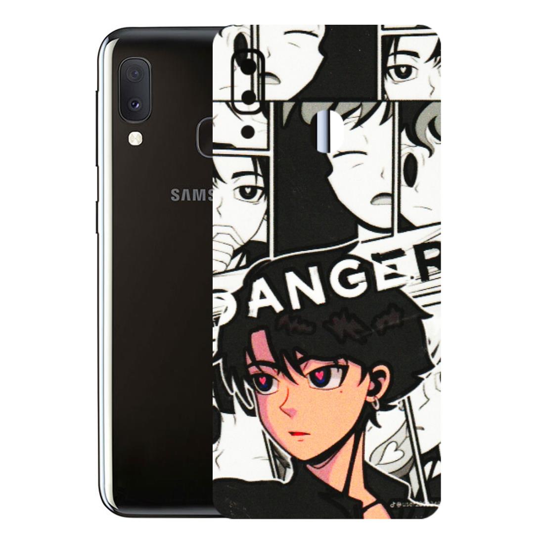 Samsung A/S Series Phone Skins (All Models) - Danger Anime - 3D Embossed Finish (L-155) Samsung Galaxy A20E