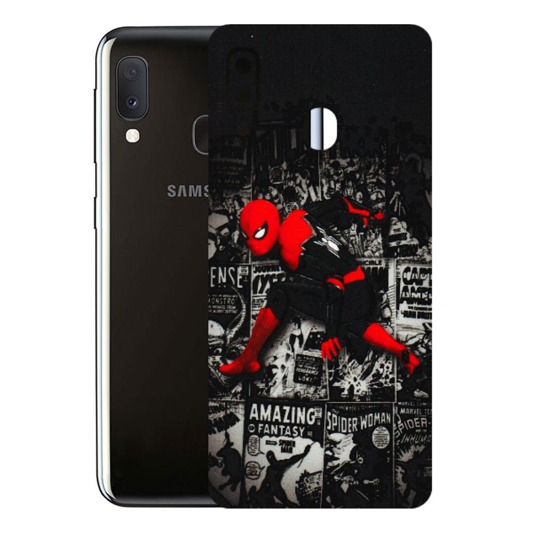 Samsung A/S Series Phone Skins (All Models) - SpiderMan New - 3D Embossed Finish (L-162) Samsung Galaxy A20E
