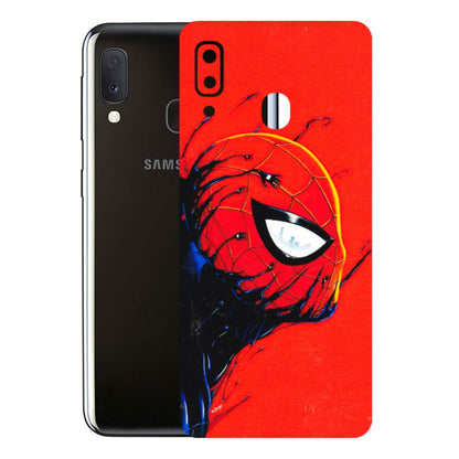 Samsung A/S Series Phone Skins (All Models) - Spiderman Face Venom - 3D Embossed Finish (L-165) Samsung Galaxy A20E