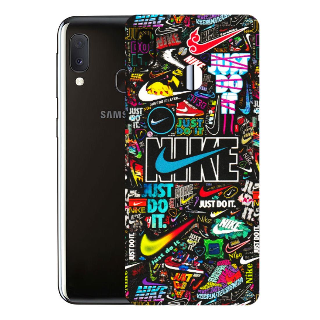 Samsung A/S Series Phone Skins (All Models) - Just Do It Doodles - 3D Embossed Finish (L-166) Samsung Galaxy A20E