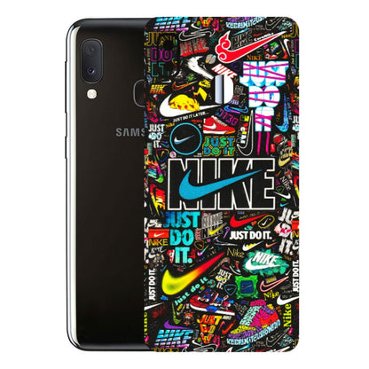 Samsung A/S Series Phone Skins (All Models) - Just Do It Doodles - 3D Embossed Finish (L-166) Samsung Galaxy A20E