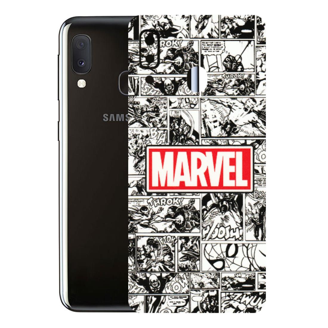 Samsung A/S Series Phone Skins (All Models) - Marvel Comic - 3D Embossed Finish (L-171) Samsung Galaxy A20E