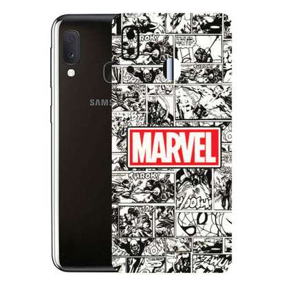 Samsung A/S Series Phone Skins (All Models) - Marvel Comic - 3D Embossed Finish (L-171) Samsung Galaxy A20E