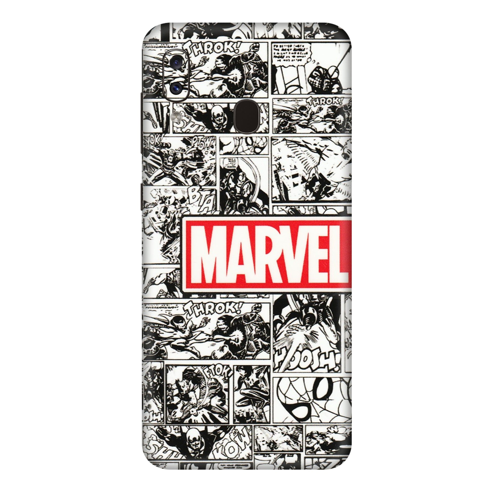 Samsung A/S Series Phone Skins (All Models) - Marvel Comic - 3D Embossed Finish (L-171) Samsung Galaxy A20E