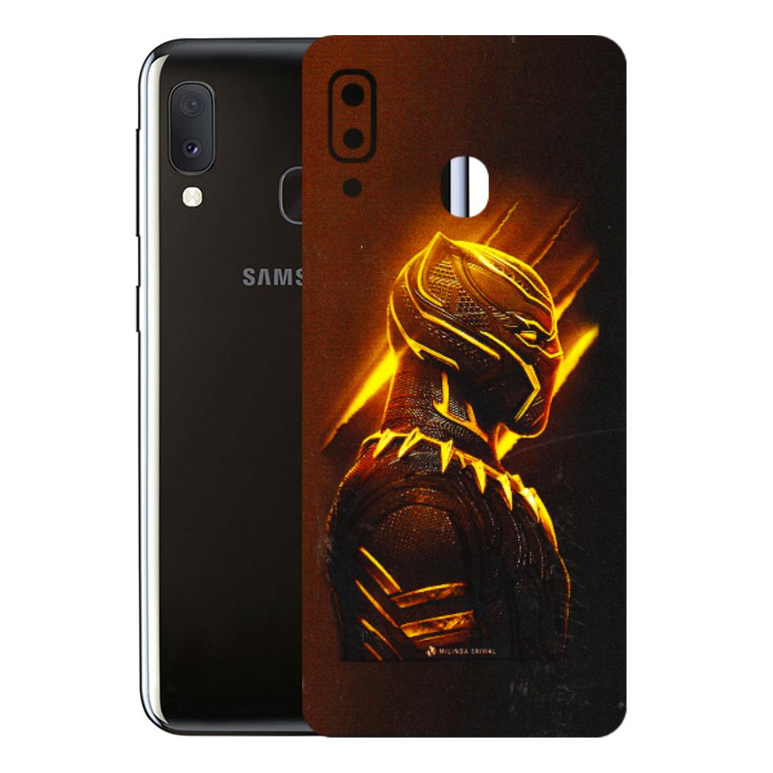 Samsung A/S Series Phone Skins (All Models) - Gold Black Panther - 3D Embossed Finish (L-181) Samsung Galaxy A20E