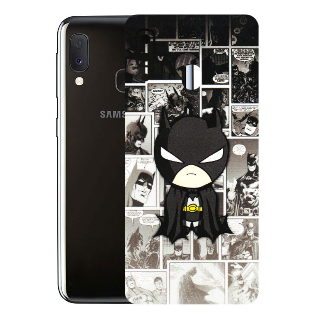 Samsung A/S Series Phone Skins (All Models) - Toon Batman - 3D Embossed Finish (L-182) Samsung Galaxy A20E