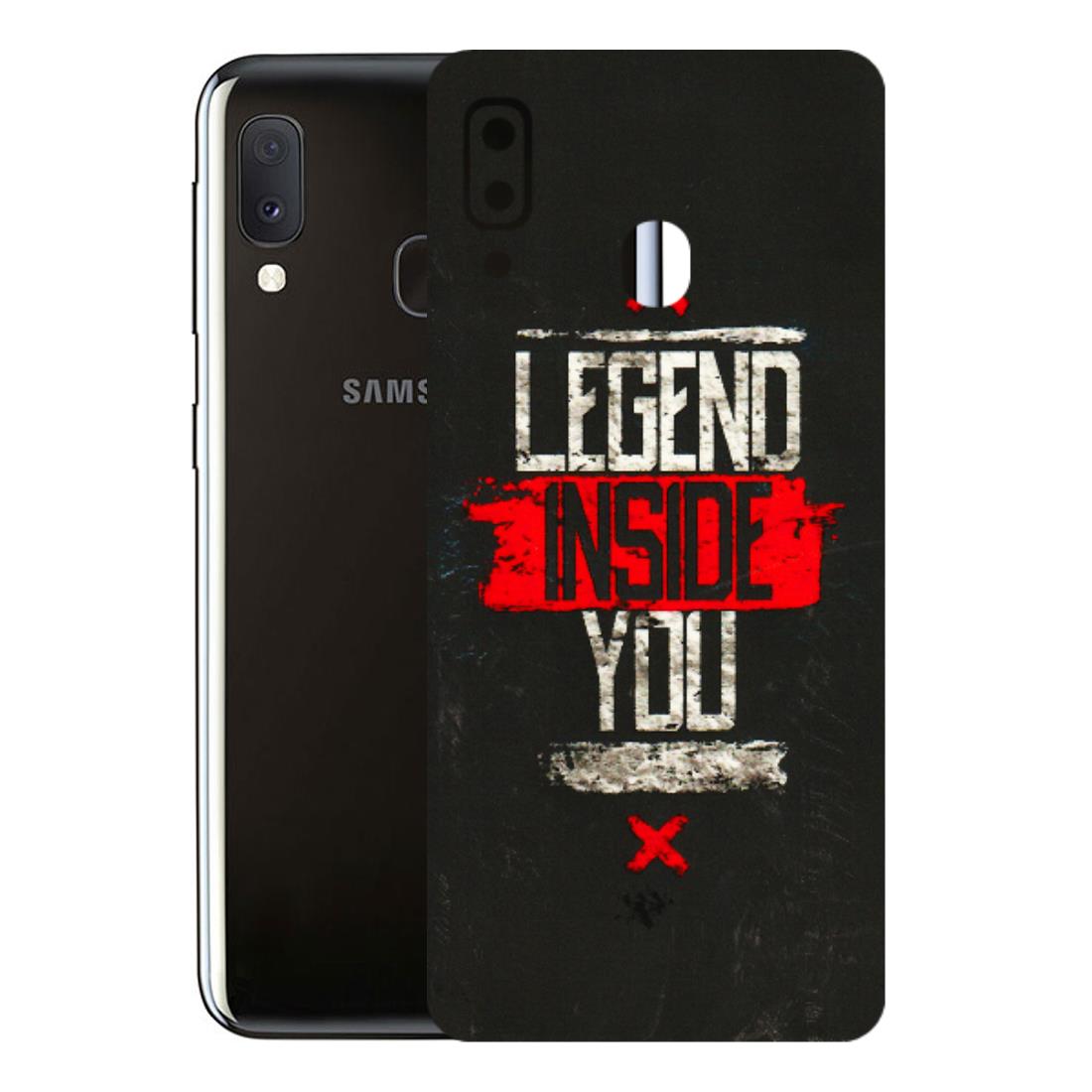 Samsung A/S Series Phone Skins (All Models) - Legend Inside You - 3D Embossed Finish (L-186) Samsung Galaxy A20E