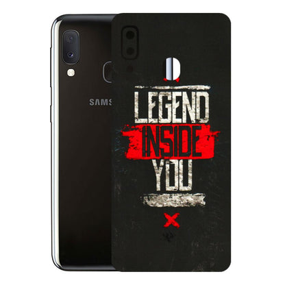 Samsung A/S Series Phone Skins (All Models) - Legend Inside You - 3D Embossed Finish (L-186) Samsung Galaxy A20E