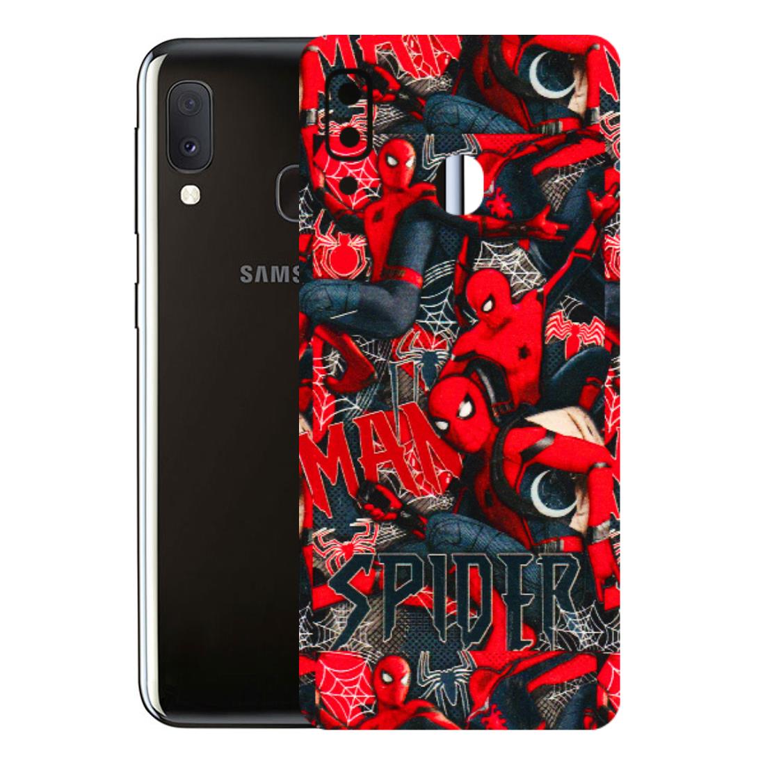 Samsung A/S Series Phone Skins (All Models) - SpiderMan Cool - 3D Embossed Finish (L-188) Samsung Galaxy A20E