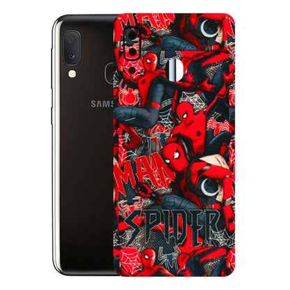 Samsung A/S Series Phone Skins (All Models) - SpiderMan Cool - 3D Embossed Finish (L-188) Samsung Galaxy A20E