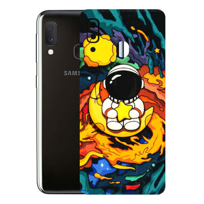 Samsung A/S Series Phone Skins (All Models) - Baby Astronaut - 3D Embossed Finish (L-197) Samsung Galaxy A20E
