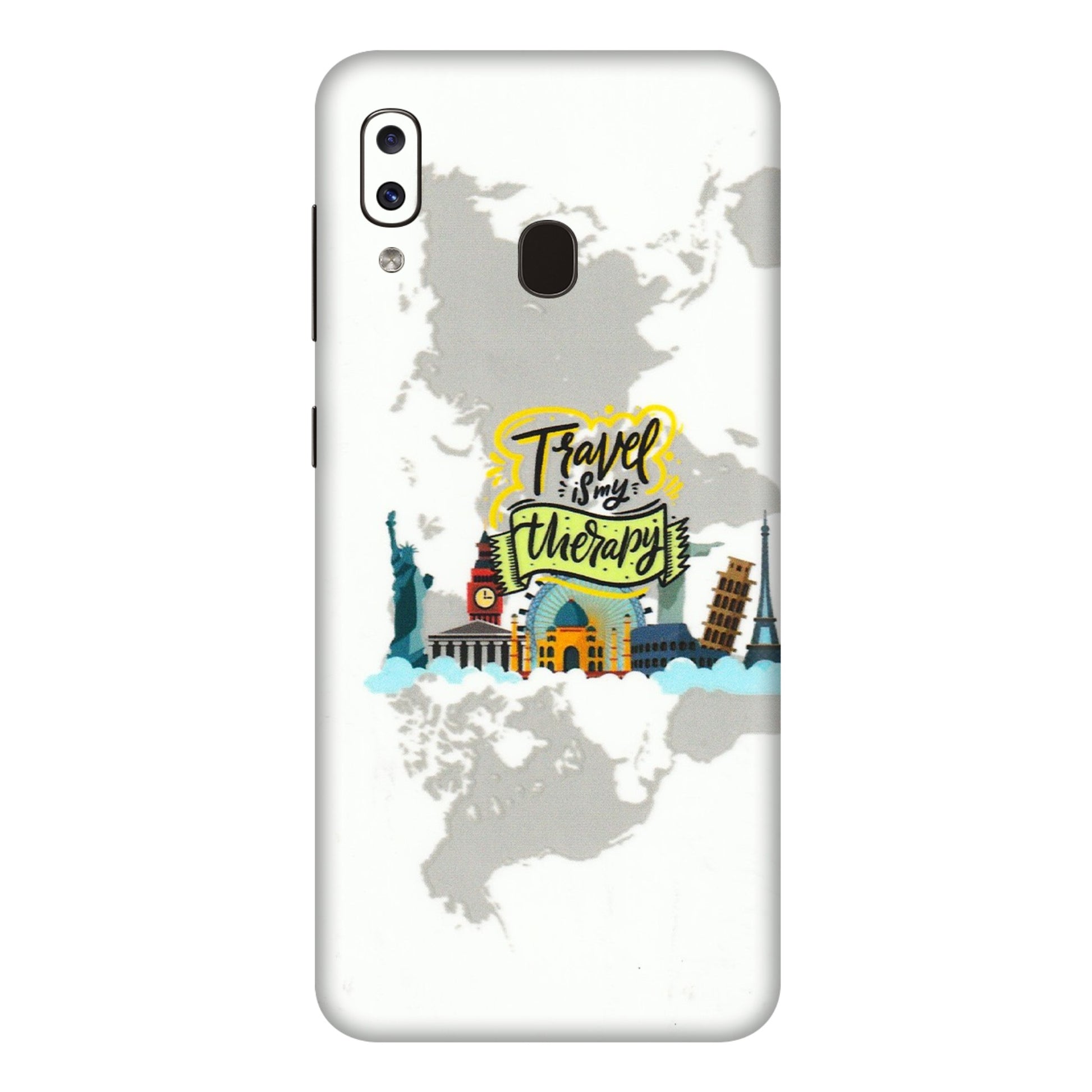Samsung A/S Series Phone Skins (All Models) - Travel Therapy - 3D Embossed Finish (L-199) Samsung Galaxy A20E